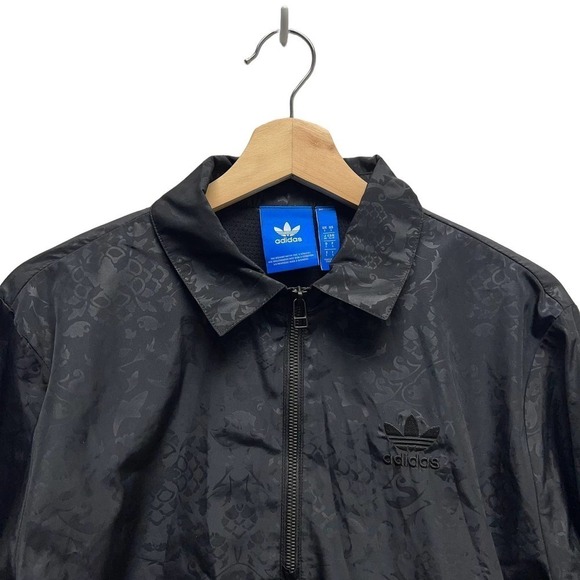 Adidas Ornamental Block‎ Half-Zip Coach Jacket - Picture 5 of 10